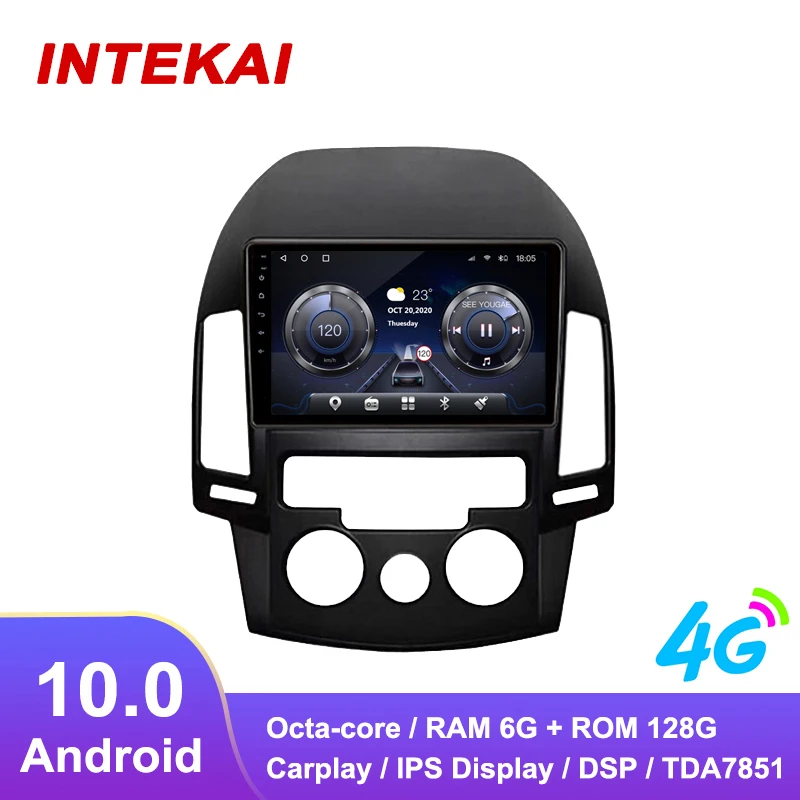9-дюймовый автомобильный радиоприемник Android 10 0 GPS-навигация Авторадио
