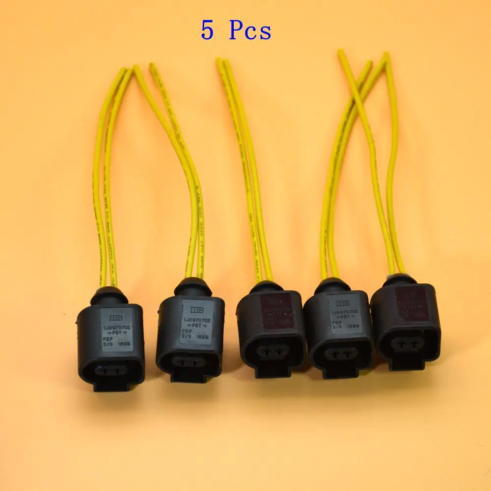 1 Pcs-10 Pcs Oem Kabelbaum Stecker 2 Spille Per Polo Golf Passat A4 A6 A8 Q5 Q7 2004 2005 2006 2007 2008 2009 1J0 9