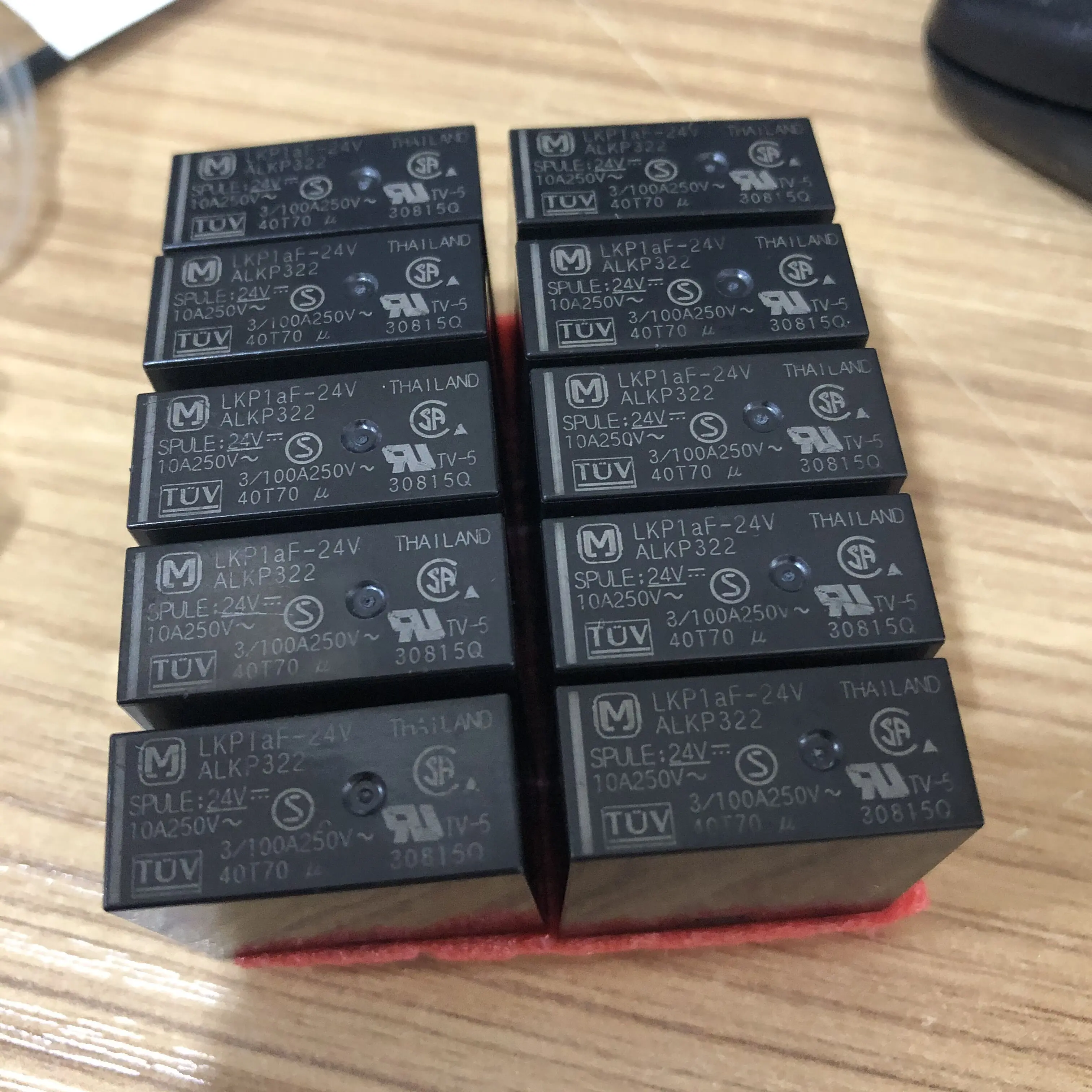 Relé Originais 10 Peças Lote Lkp1af24v Alkp322 Dc24v 4pin Pode Substituir Sdt-s124dmr 100 Novo