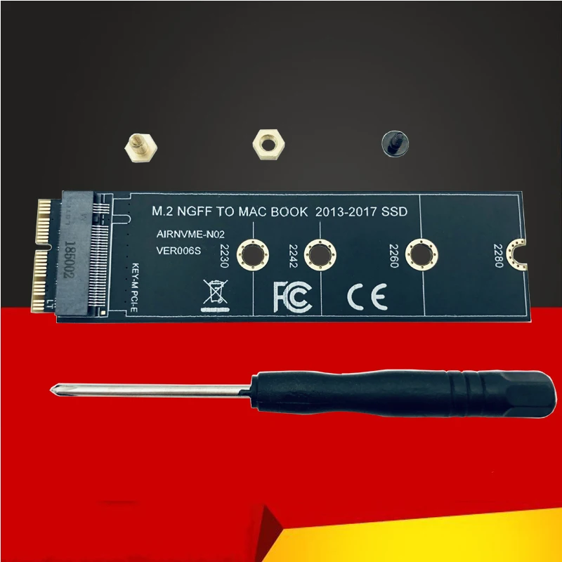 Адаптер SSD QINDIAN разъемы M2 на для Macbook Air 2013 2014 2015 2016 2017 м 2 ключ PCIe X4 NGFF Apple