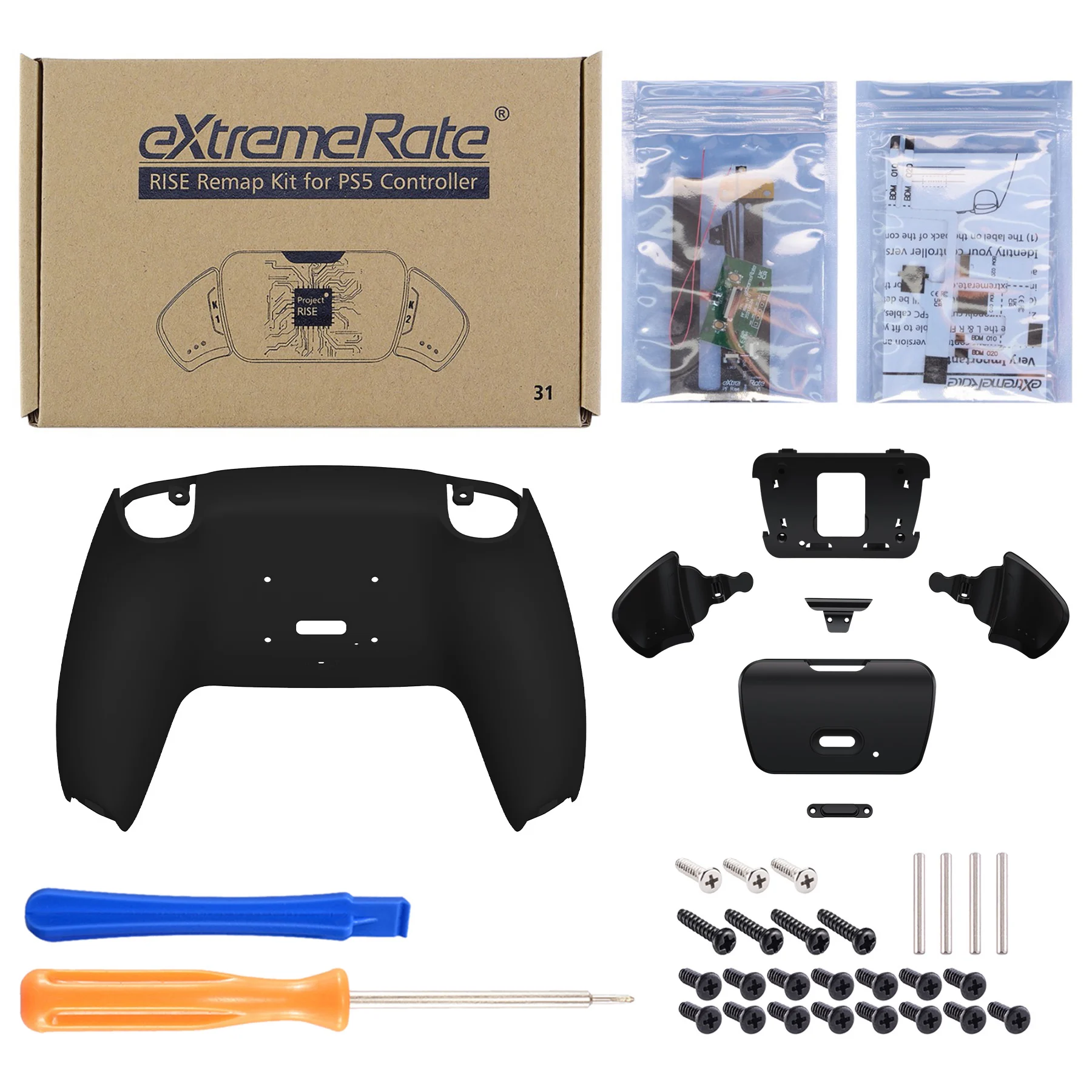 Placa de Atualização Traseiro para Ps5 Extremate Rise Remap & Redesenhado Escudo Traseiro Botão Controlador Bdm-010 Bdm-020 Kit 2.0 - Image 3