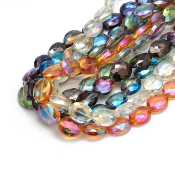 

MEIBEADS 10pcs/lot 16*20mm AB Color Loose Spacers Beads Fit Women Diy Beads Necklace Pendnats Bracelet Jewelry