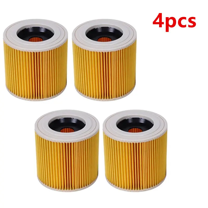 

Сменный воздушный фильтр для пылесоса Karcher, 4 шт./лот, запчасти WD2250 WD3.200 MV2 MV3 WD3 A2004 A2204, фильтр НЕРА