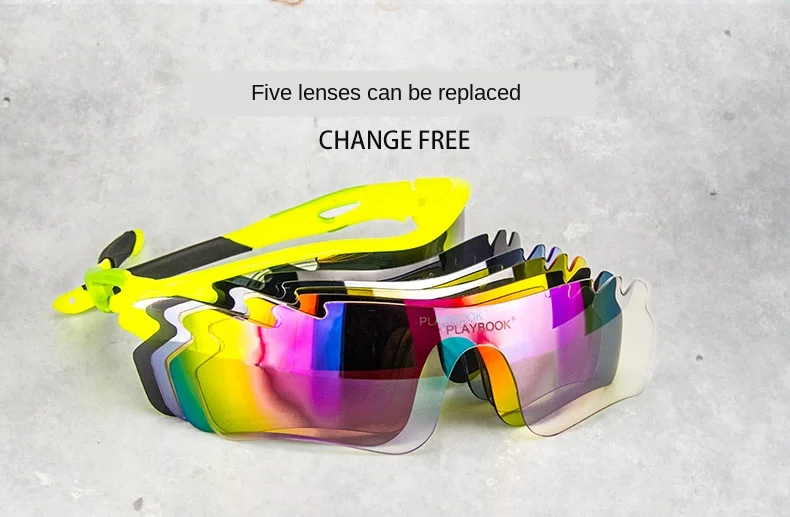 Cycling Sunglasses Outdoor Polarizing Bicycle Riding Glasses Wind-Resistant Sand Fishing Mountain Bike Sports Sun Goggles