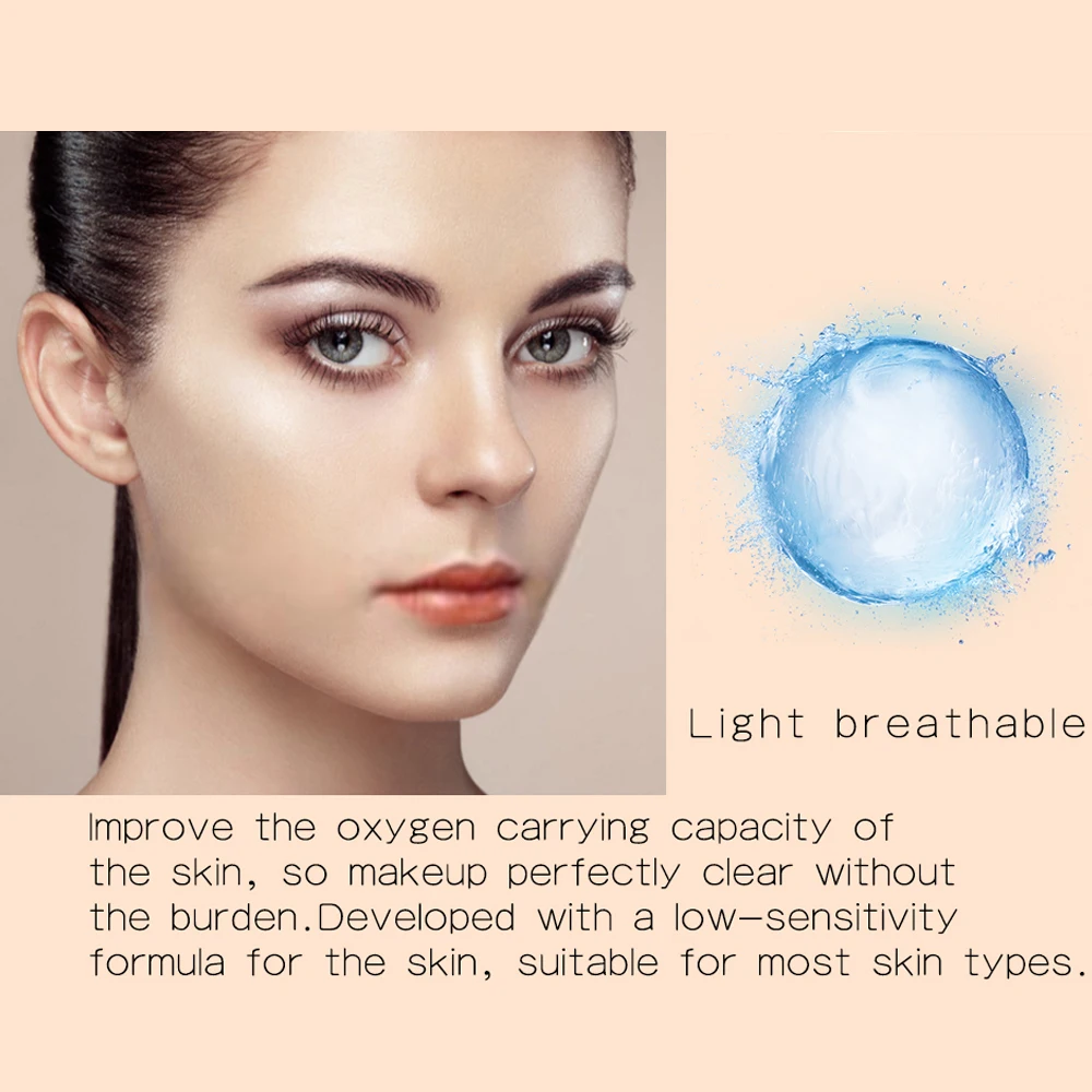LULAA полное покрытие Жидкая Основа Жидкая основа для лица макияж крем консилер контроль масла увлажнение с осветляющим эффектом TSLM1