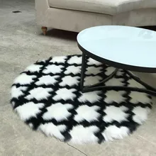 90 см Удобный круглый подарок для ресторанов акриловое волокно гостиная отель Кафе Мягкий напольный коврик декоративный домашний офис спальня