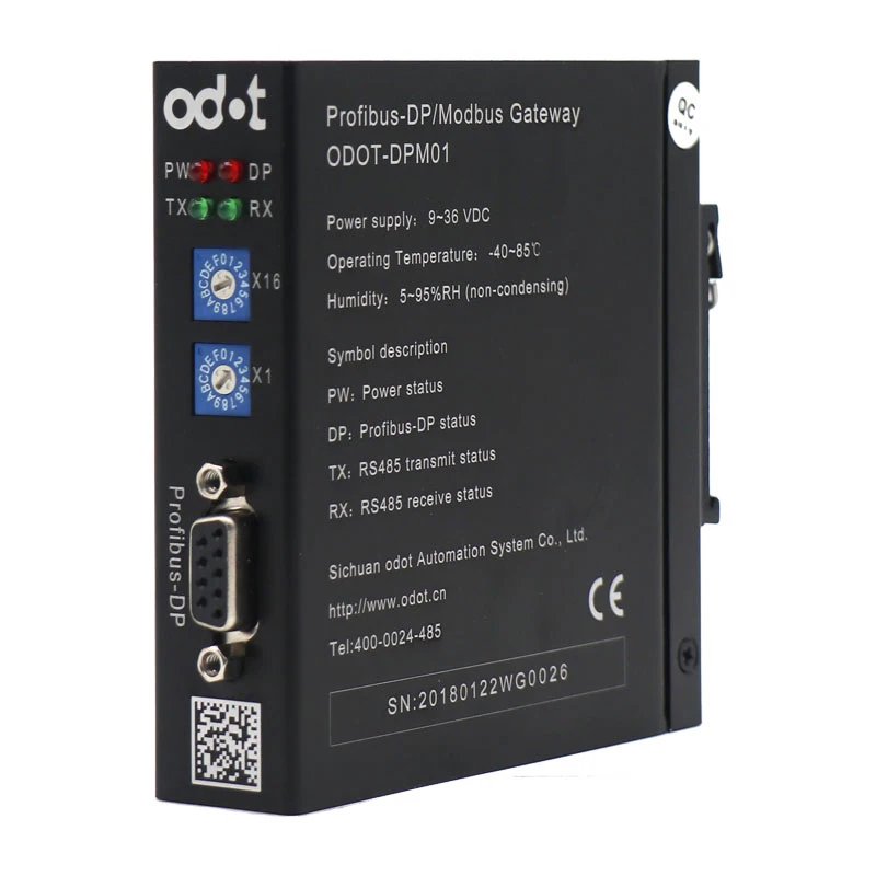Profibus-DP/Modbus шлюз, Modbus RTU Master/Slave to Profibus DP протокол конвертер RS485 RS422 RS232 35 мм din-рейка