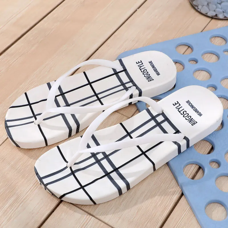 

Flip-flops Women's Summer Fashion Outer Wear Anti-slip Beach Slippers New Style Seaside Simple Popular Brand Slipper