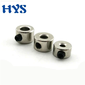 

2pcs Metal shaft Coupling inner Diameter 1.5 / 2 / 2.5 / 3/4 / 5mm Stainless clip sleeve limit Ring positioning round sleeve 3D
