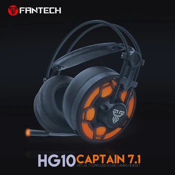 

Fantech HG10 Professional Gaming Headphones USB Virtual 7.1 Headset Surround Sound RGB Earphones With Mic For Gamer PUBG LOL