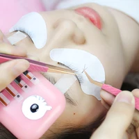 New 1Pc Eyelash Tweezers Anti-static Non-magnetic Professional Pincet 3D Eyelash Extension Tweezer 100% Closure Makeup Tool 2