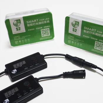 

Aquarium Fish Tank LED Dimmer Controller Light Lamp Intelligent Brightness infinitely variable sunrise sunset Timing Modulator