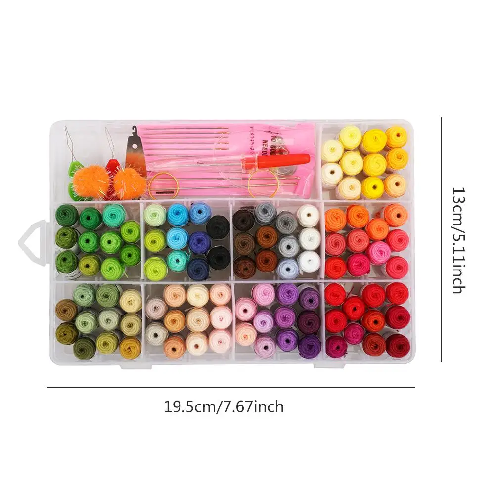 Stitch Kits Embroidery Thread With Organization Box Cross Kit Embroidery Thread Sewing Thread String Kit