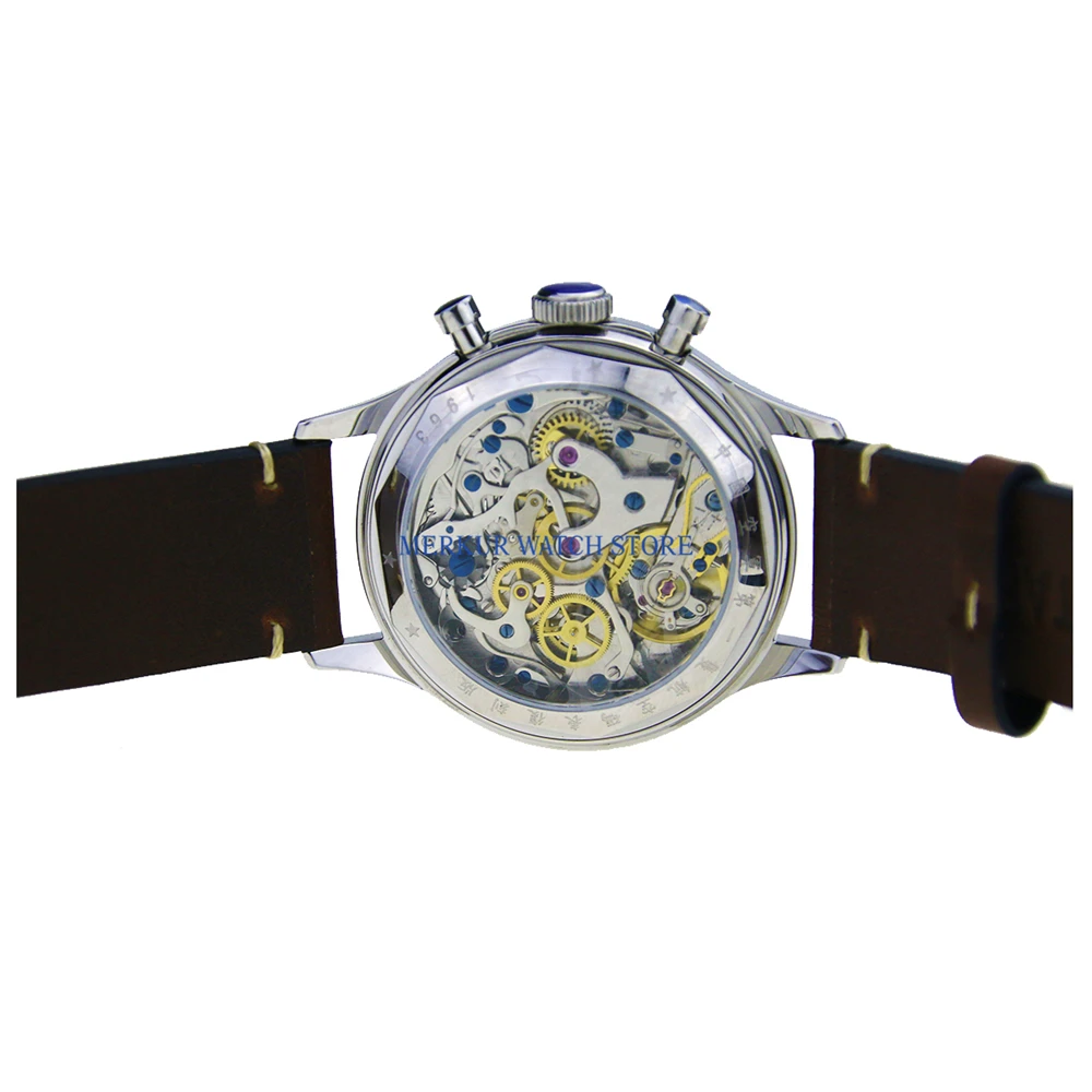 AD30 Red Star механический хронограф для TianJin 1963 ST1901 мужские часы авиаторы B UHR с ручным