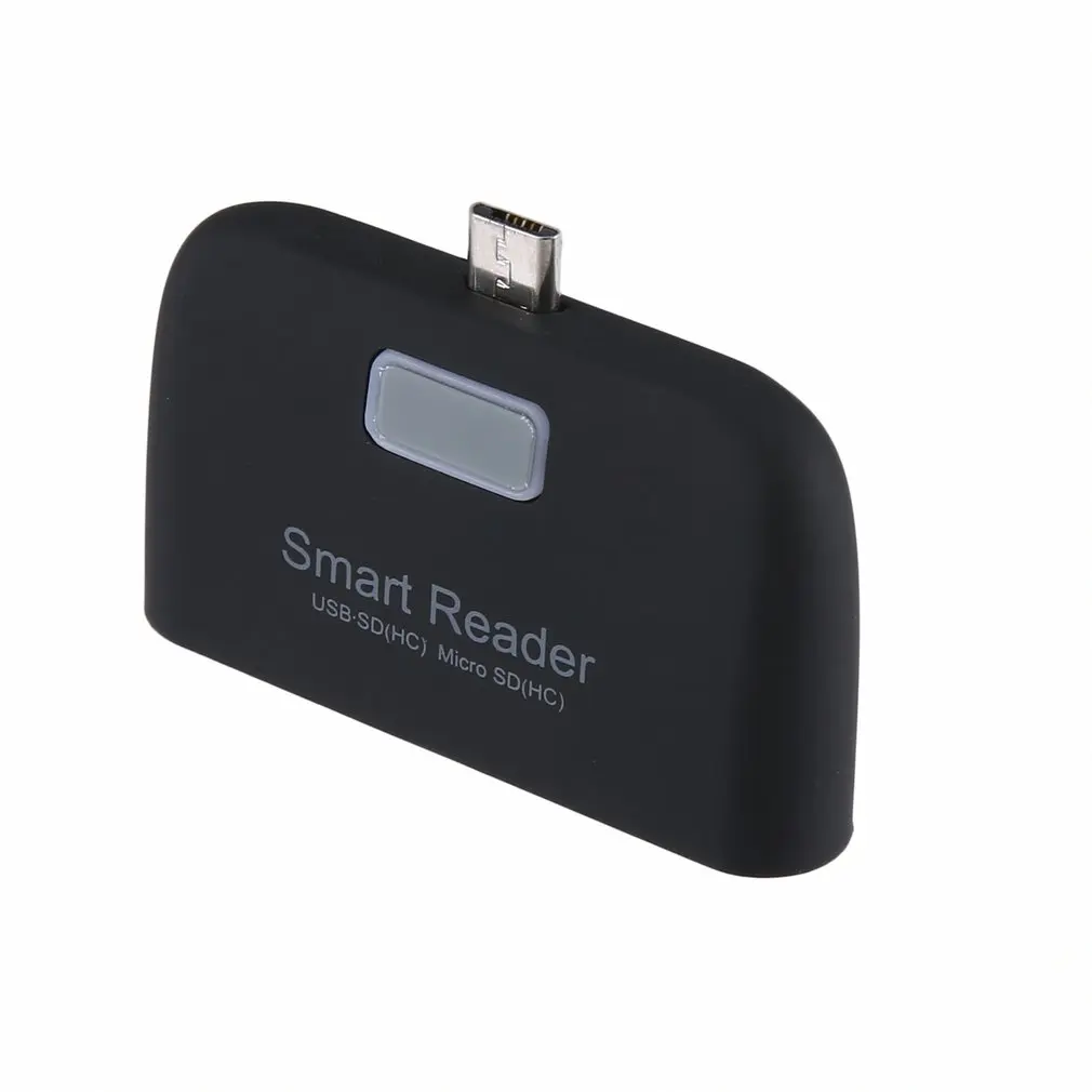 4 в 1 Otg/tf/sd считыватель смарт-карт с микро Usb зарядным портом для телефона, планшета, ПК, устройство для чтения карт памяти