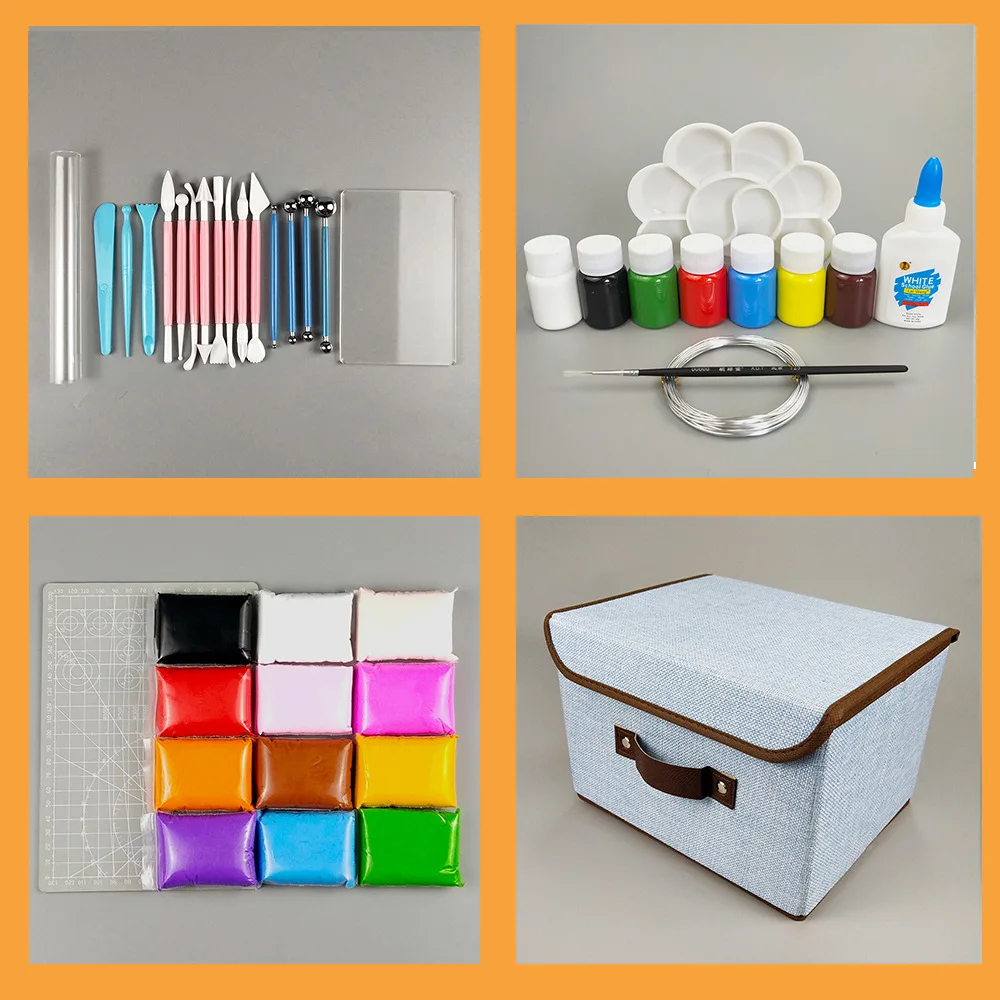 

Ultra-Light Clay Tool for Making High Grade Handmade DIY Polymer Clay Set Combination Clay Unisex Material Full Set