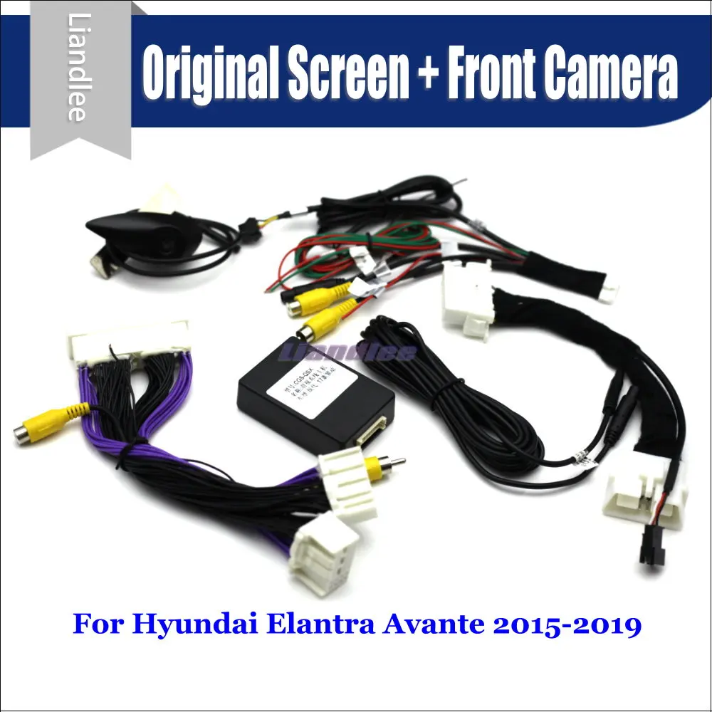 

Car Front View camera Parking System For Hyundai Elantra Avante 2015-2017 2018 2019 CANBUS Original Screen AUTO Rear Reverse CAM