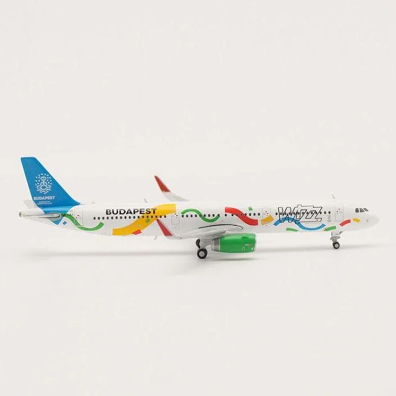1:400 масштаб Airbus A321 WIZZ венгерские авиалинии сплав самолетов модели самолета самолет дисплей Модель Коллекционная игрушка