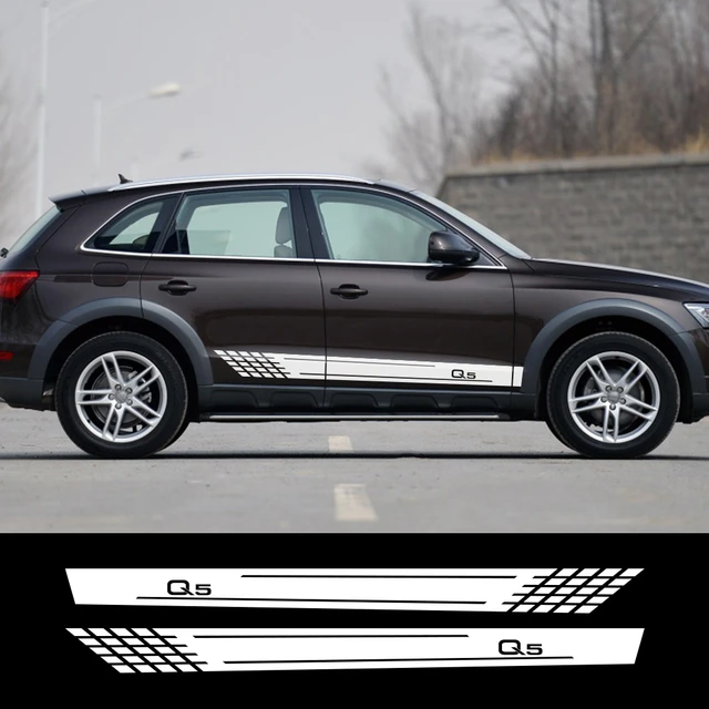 Carbon Fiber Auto Tür Sill Decals Styling Für Audi Q5 Hinten Stamm  Protector Aufkleber Anti Scratch Auto Schwelle Stoßstange Streifen -  AliExpress