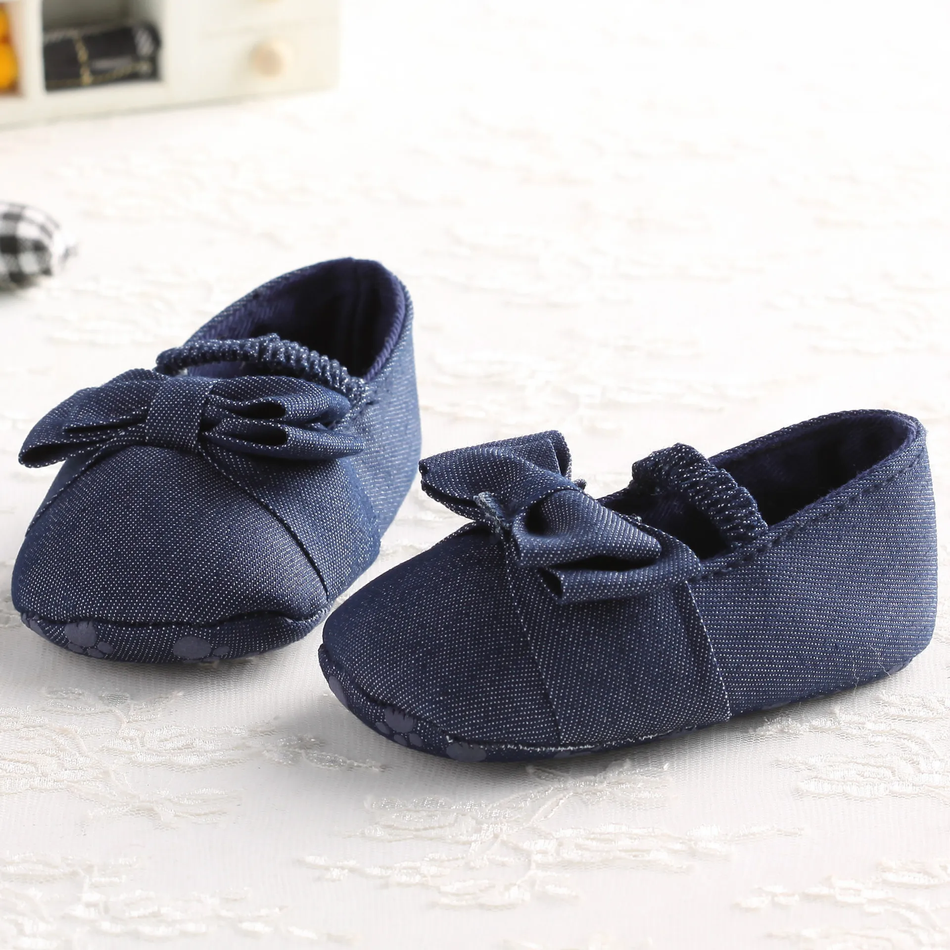 

Babyshoes Toddler Shoes 0-1-Year-Old Baby Girl Shoes Soft Bottom Bow Infant CHILDREN'S Shoes