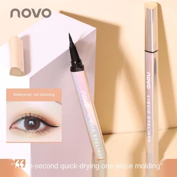

NOVO Dazzling Streamer Eyeliner, Long Lasting, Sweatproof, Waterproof and Not Easy To Smudge, Eyeliner for Beginners and Novices