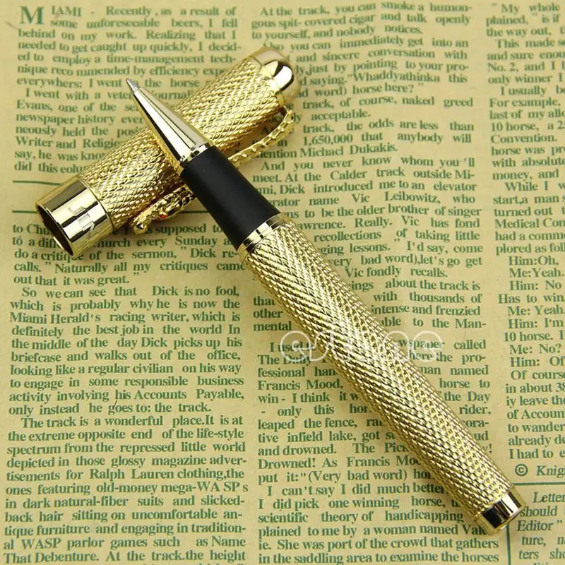 Классический Jinhao 1200 полный Ролик Шариковая ручка Дракон Клип
