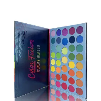 

39 Colors Eyeshadow Palette Beauty Glazed Color Fusion Matte Shimmer Pigment Eye Girl Makeup Highlighter Neon Rainbow X7Y5