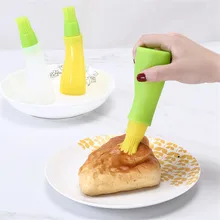 2 шт./лот силиконовая щетка для выпечки с масляной бутылкой термостойкая щетка для гриля и барбекю Контролируемая масляная щетка для кондитерских и хлебобулочных инструментов