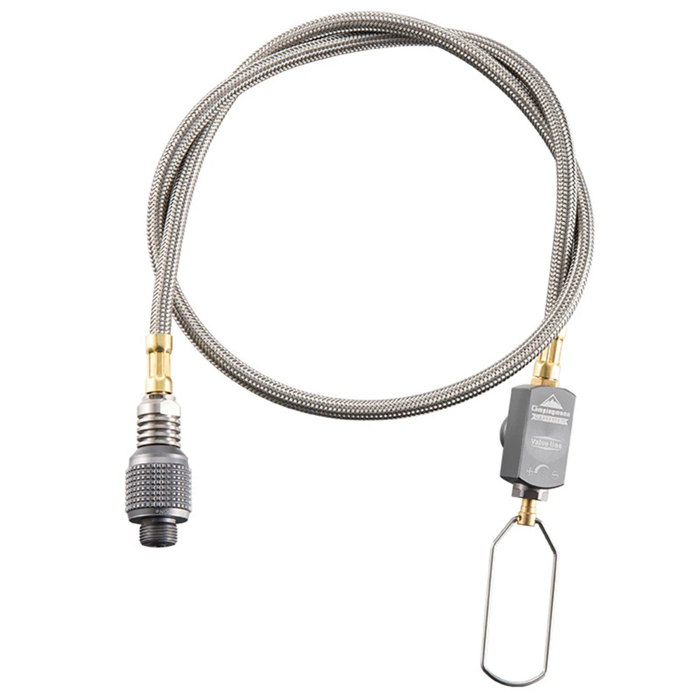 

Adapter Hose Screw Type Extend Hose Adjustable Control Valve For Camping Cooking Picnic camping gas