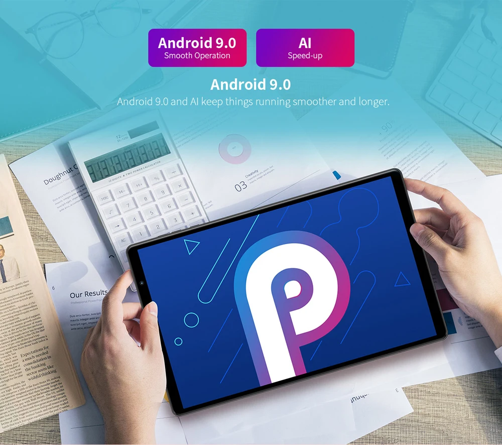 Teclast P10HD планшеты 10," Android 9,0 планшетный ПК 1920x1200 SC9863A Восьмиядерный 3 ГБ ОЗУ 32 Гб ПЗУ 4G сети AI скоростные планшеты