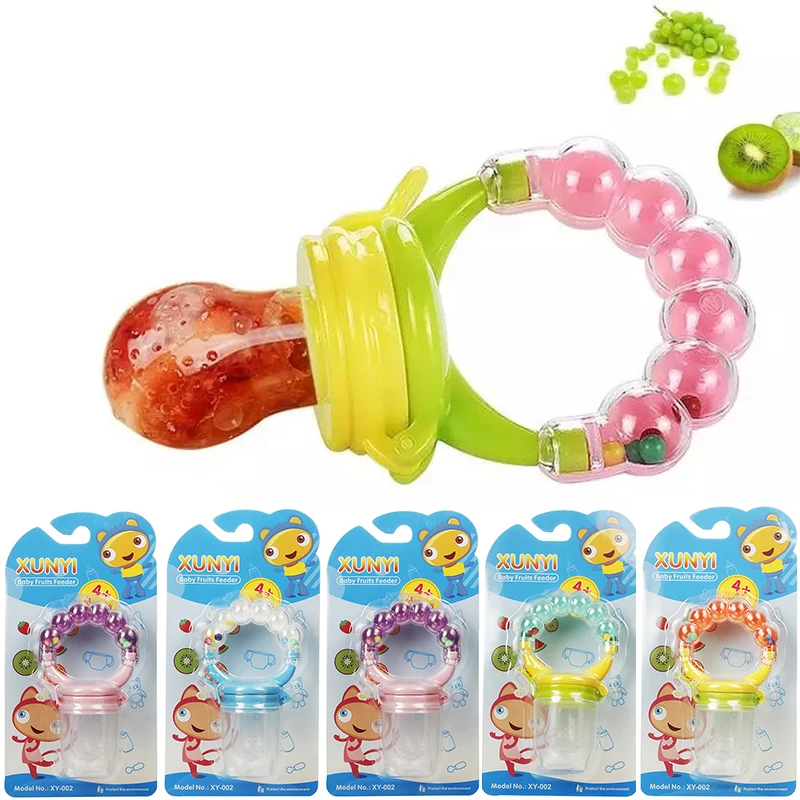 

1Pcs Fresh Food Nibbler Baby Pacifiers Feeder Kids Fruit Feeder Nipples Feeding Safe Baby Supplies Nipple Teat Pacifier Bottles