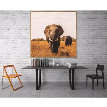 

New Arrivals 5D Diamond Painting "African Savanna Elephant" Full Diamond Mosaic Diamond Embroidery Cross Stitch Decorate Gift