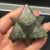 Natural Crystal Quartz Merkaba Stars Gemstone Unicursal Hexagram Great for Meditation Healing Positive Healing Balancing Set 5