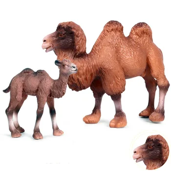 

6 Kinds Solid Simulation Camel Animal Figure Collectible Toys Wild Animal Action Figures Kids Plastic Cement Toys