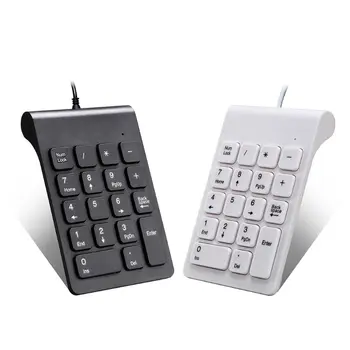 

Mini Digital 18-key Numeric Keypad Numpad Number Pad Accounting Teller Keyboard