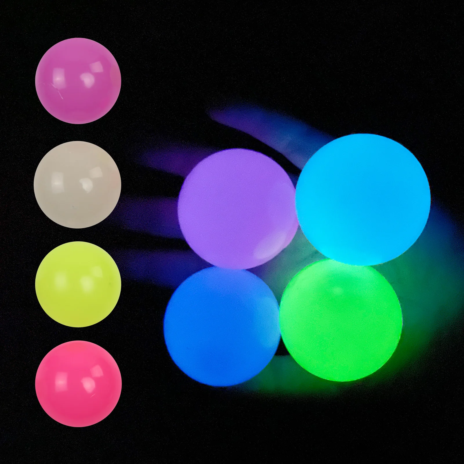 glow in the dark squeeze ball