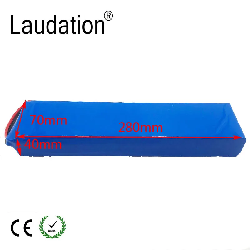 Laudation 36В 8ач батарея аккумулятор литиевая 10s3p для 500 Вт электродвигатель