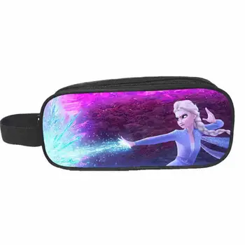 

New Girl Cartoon Pencil Case Bag School Pouches Children Student Pen Bag Elsa Anna Kids Purse Wallet