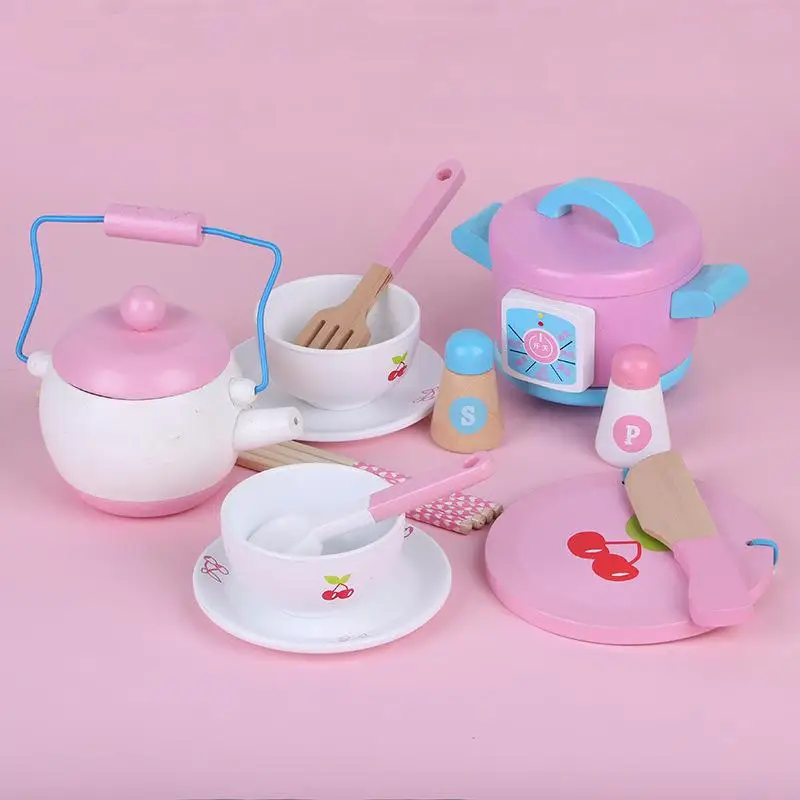 Кухонные игрушки для детей, для мальчиков и девочек, имитация Кука, набор посуды, интерес для выращивания, подарок для родителей и детей