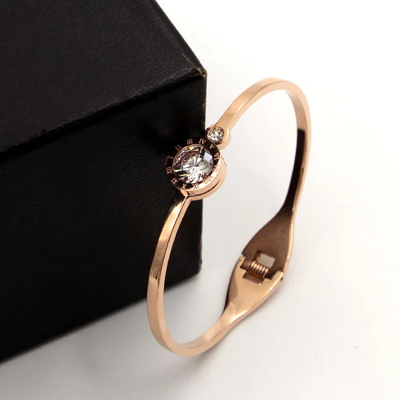 Bangle Bracelet Crystal Love Roman For Women