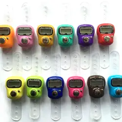 Compteur numérique électronique Portable LCD, compteur de ligne, anneau de doigt, compteur numérique, maison, école 