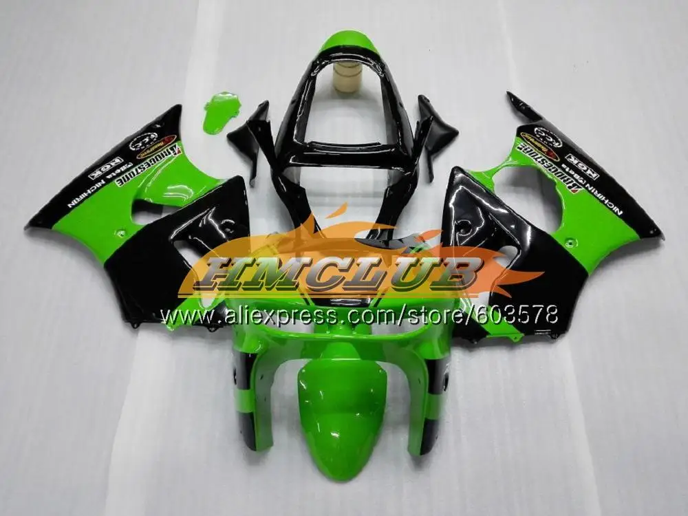 Корпус для KAWASAKI ZX-6R ZX-636 ZX600 ZX600CC 98 99 Зеленый blk 105CL. 34 600CC ZX636 ZX6R 98 99 ZX 636 ZX 6R 1998 1999 обтекатели - Цвет: No. 12