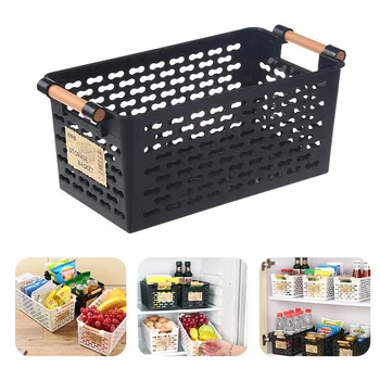 

Plastic Desktop Storage Basket Sundries Organizer Vegetables Fruit Basket for Kitchen Bathroom Organizer Storage Box Container