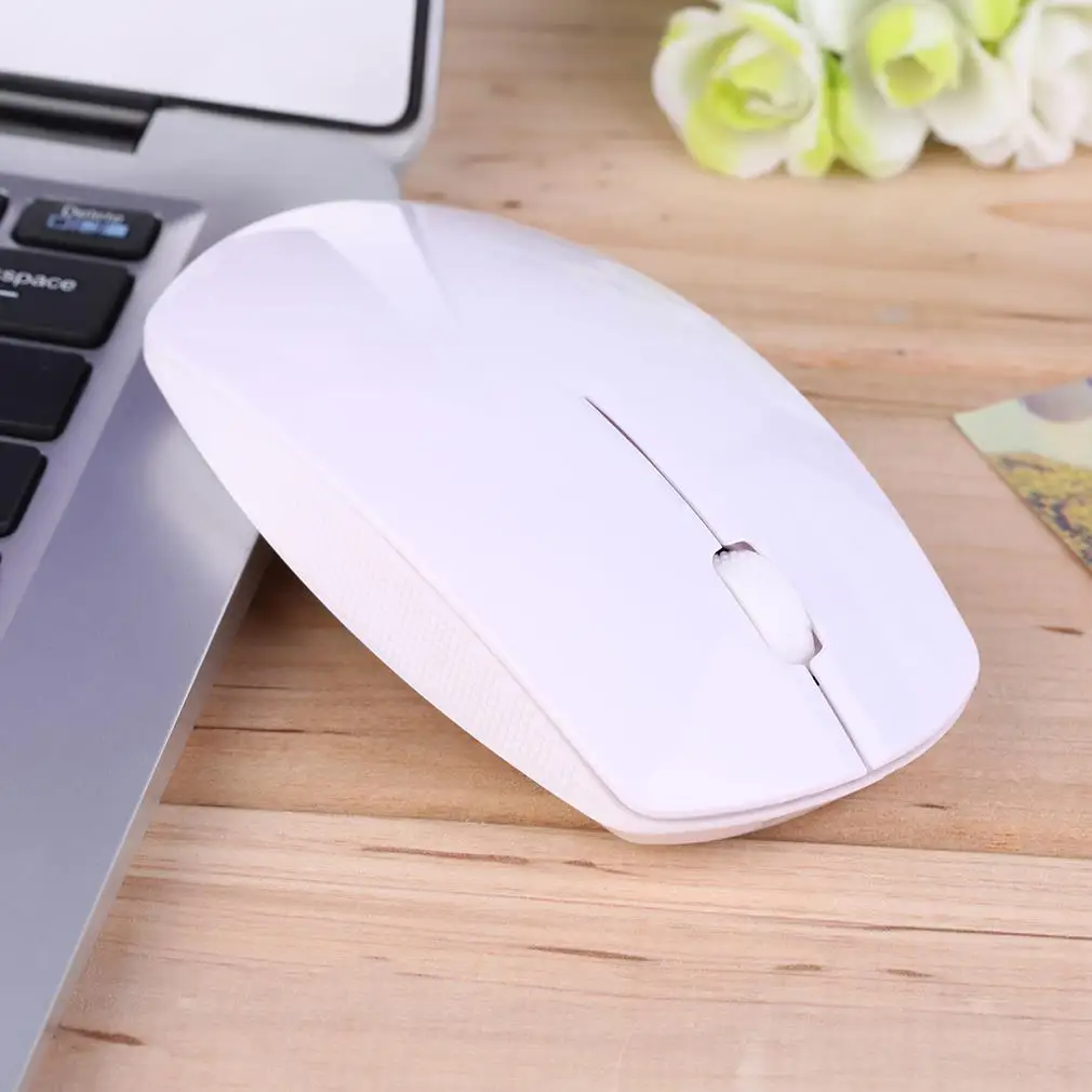 2,4G Wifi мышь USB Беспроводная оптическая мышь 10 м рабочее расстояние Супер тонкая мышь Rato для ПК ноутбука Прямая поставка