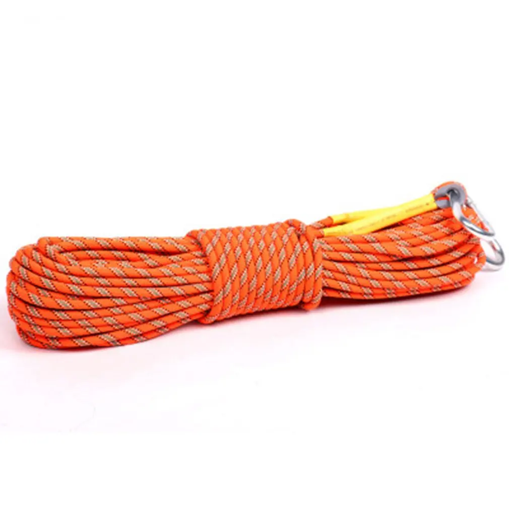 Веревки для скалолазания, 8 мм диаметр, аксессуары для активного отдыха, высокопрочный шнур, безопасная веревка, замедленная спасательная веревка, 30 м