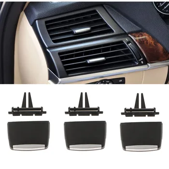 

3pc Air Vent Tabs For BMW X5 X6, Front A/C Air Vent Outlet Tab Clip Repair Kit (For BMW X5 E70 06-12, for X6 E71 08-13)