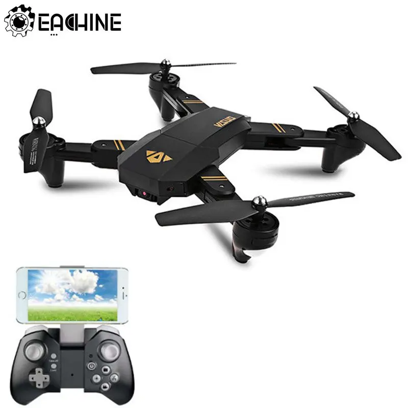 $39.99 Eachine VISUO XS809HW WIFI FPV With Wide Angle HD Camera Drone High Hold Mode Foldable RTF RC Quadc