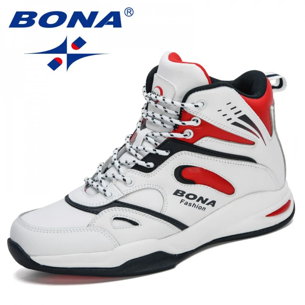 Sneakers Man Basketball-Shoes BONA Outdoor Sports Masculino Men Footwear Cushioning-Light