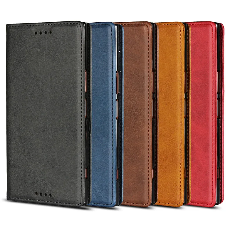 Высокомагнитный кожаный флип-чехол s для sony Xperia XZ Premium, чехол, Аксессуары для мобильных телефонов, сумка для книг, слот для карт, подставка