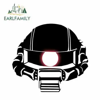 

EARLFAMILY 13cm x 9.8cm GUNDAM Car Accessories Stickers Oem Cartoon Glue Sticker JDM Polyethylene Waterproof Sunscreen Vynil